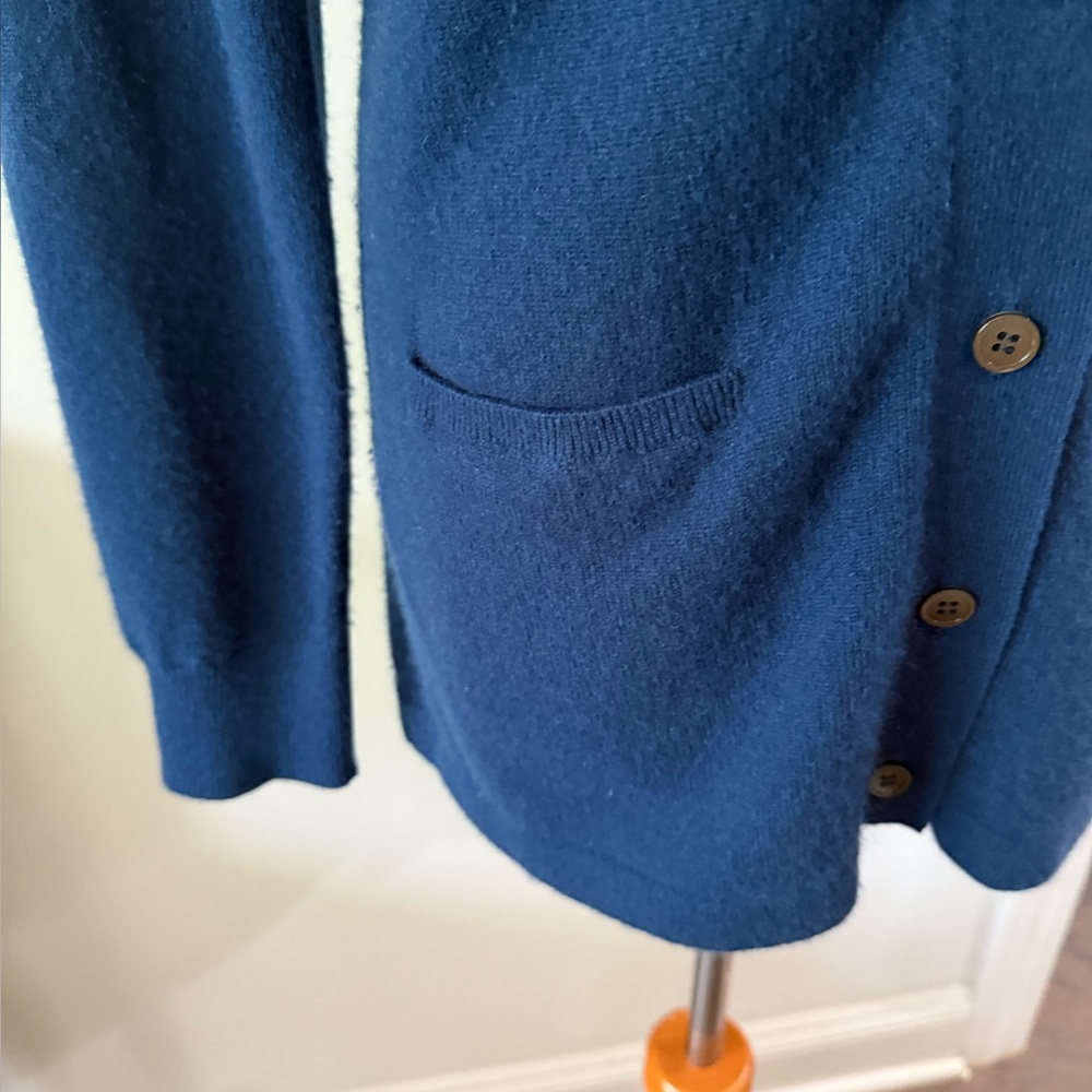 Mc Duff Essentials 100% Cashmere Boyfriend Button Down Cardigan View 5